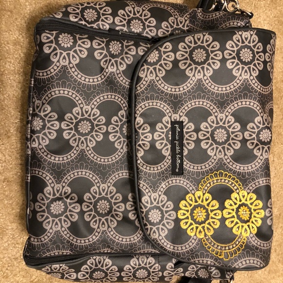 Petunia picketed bottom diaper bag